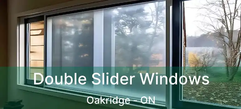  Double Slider Windows Oakridge - ON