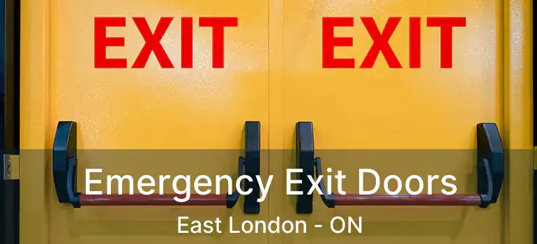  Emergency Exit Doors East London - ON