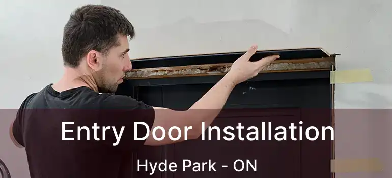  Entry Door Installation Hyde Park - ON