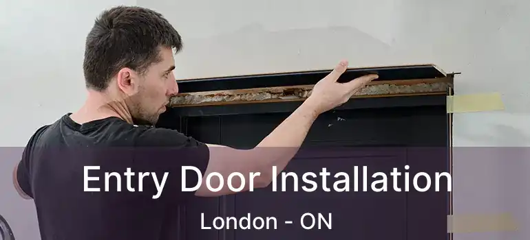  Entry Door Installation London - ON
