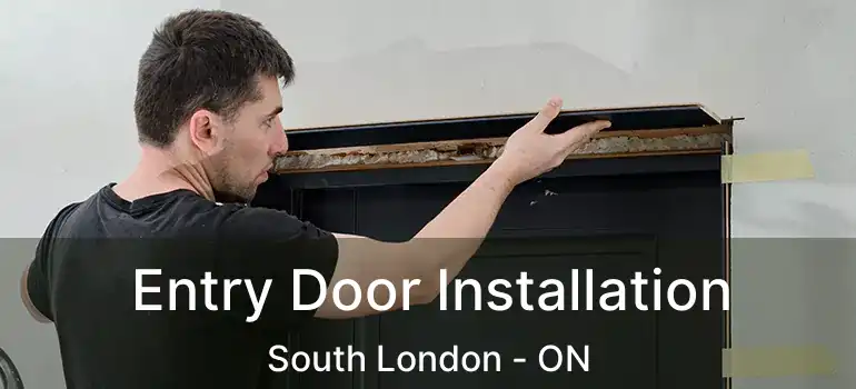  Entry Door Installation South London - ON