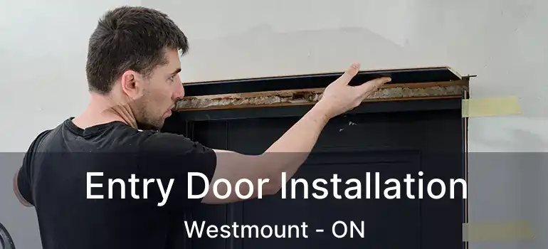  Entry Door Installation Westmount - ON