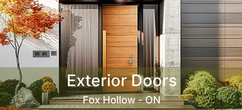  Exterior Doors Fox Hollow - ON