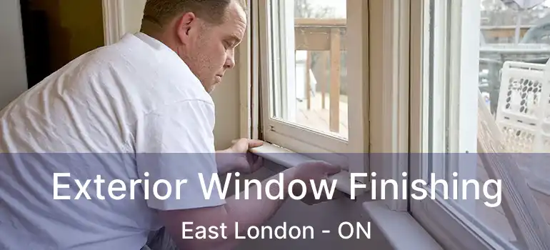  Exterior Window Finishing East London - ON