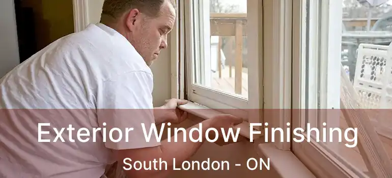  Exterior Window Finishing South London - ON