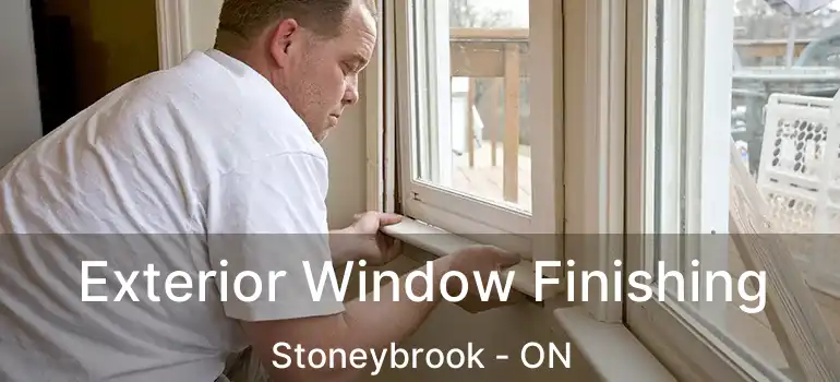 Exterior Window Finishing Stoneybrook - ON