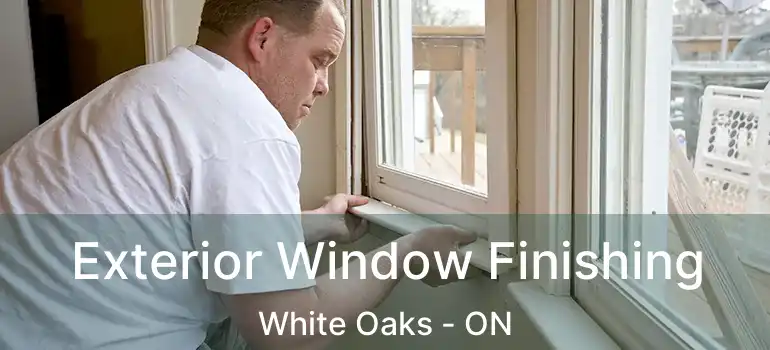  Exterior Window Finishing White Oaks - ON