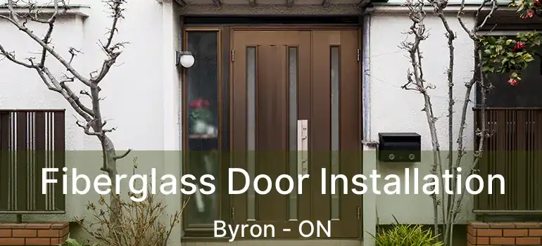  Fiberglass Door Installation Byron - ON