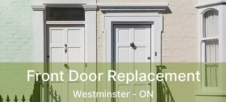  Front Door Replacement Westminster - ON