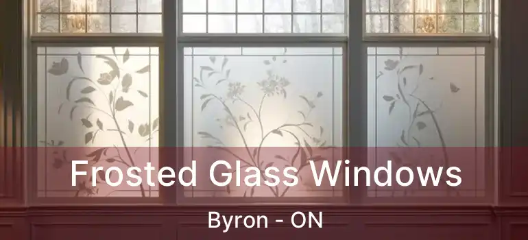  Frosted Glass Windows Byron - ON