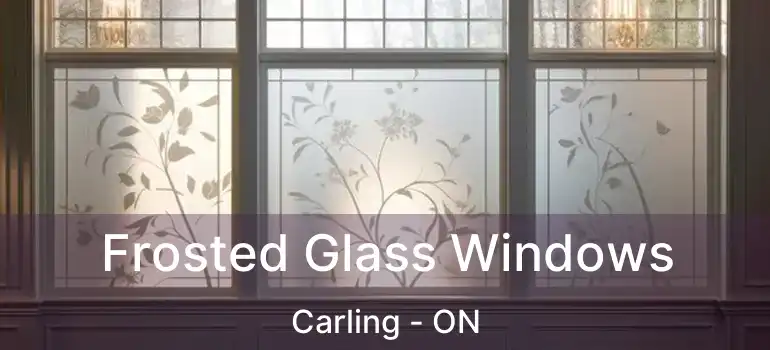  Frosted Glass Windows Carling - ON