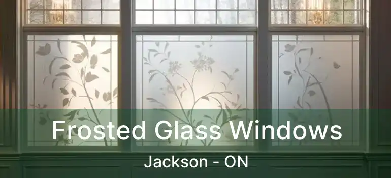  Frosted Glass Windows Jackson - ON