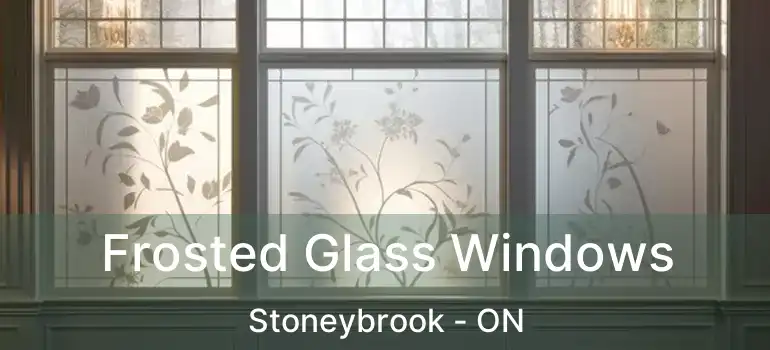  Frosted Glass Windows Stoneybrook - ON