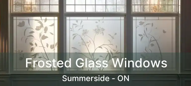 Frosted Glass Windows Summerside - ON