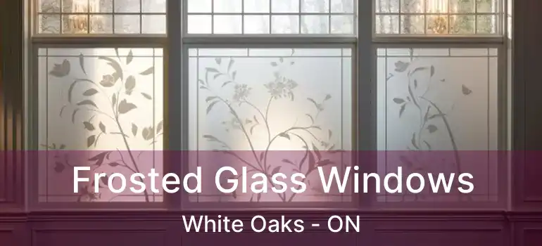  Frosted Glass Windows White Oaks - ON