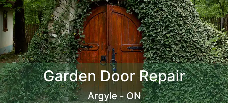  Garden Door Repair Argyle - ON