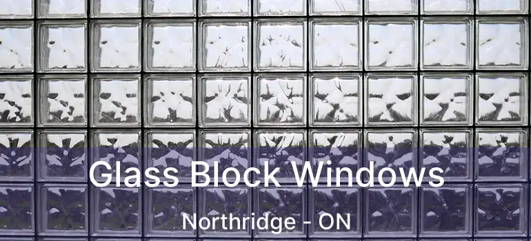  Glass Block Windows Northridge - ON