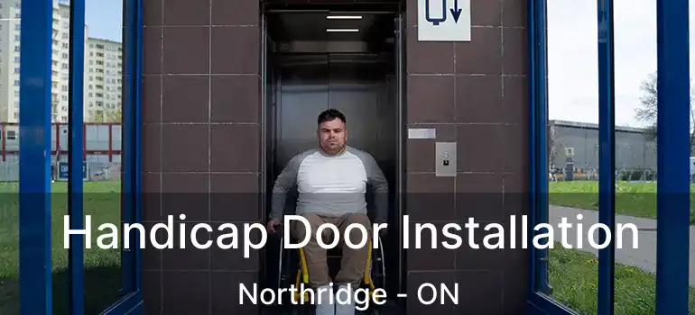  Handicap Door Installation Northridge - ON