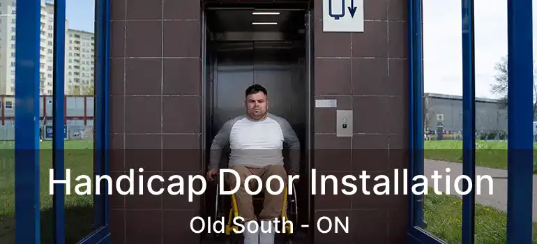  Handicap Door Installation Old South - ON