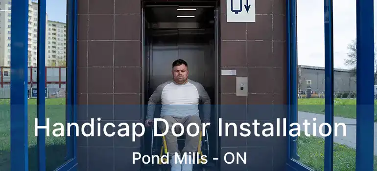  Handicap Door Installation Pond Mills - ON