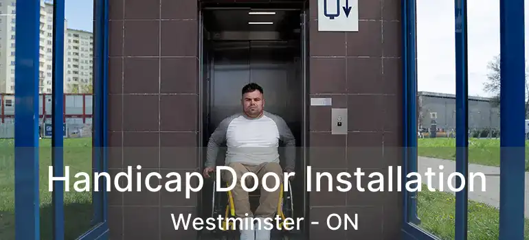  Handicap Door Installation Westminster - ON