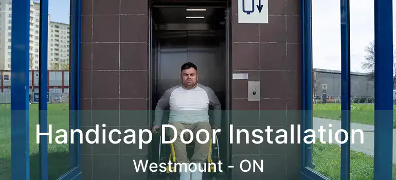  Handicap Door Installation Westmount - ON