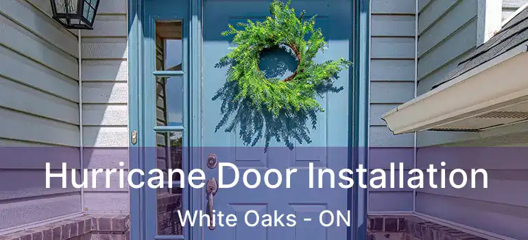  Hurricane Door Installation White Oaks - ON