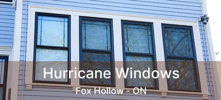  Hurricane Windows Fox Hollow - ON