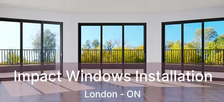  Impact Windows Installation London - ON