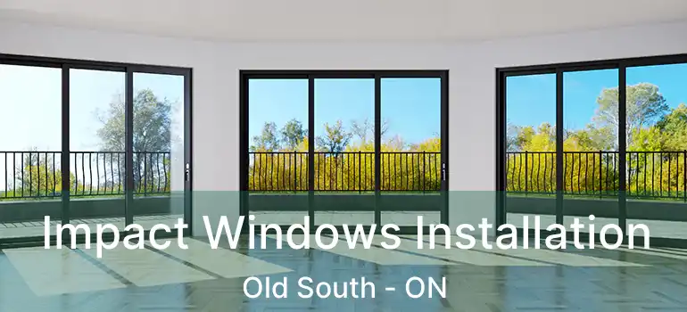  Impact Windows Installation Old South - ON