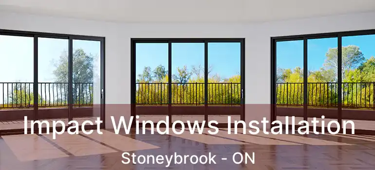  Impact Windows Installation Stoneybrook - ON