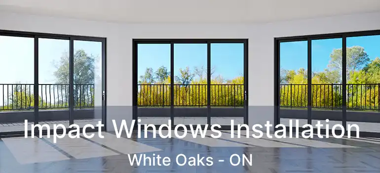  Impact Windows Installation White Oaks - ON