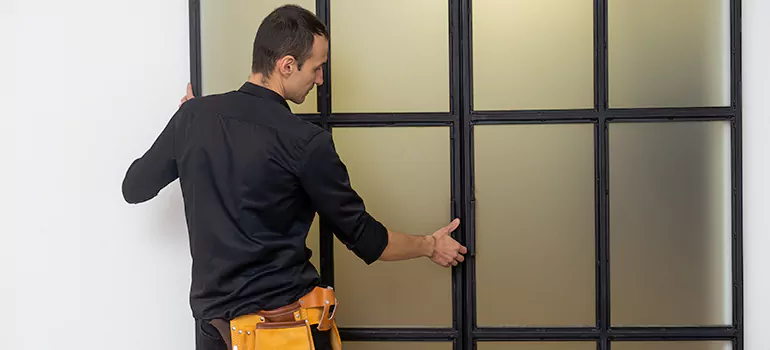 Patio French door installation in London, ON