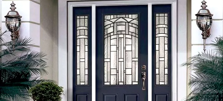 Stained Glass Door Panels in London, Ontario