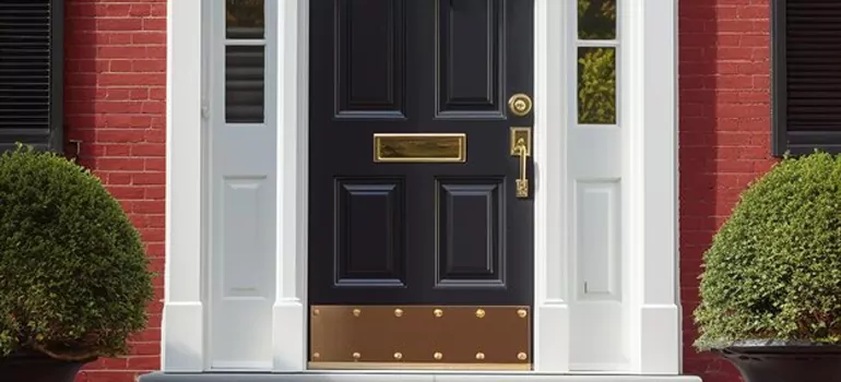 Commercial Door Kick Plate Installation in London, ON