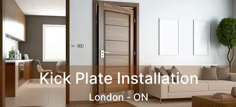  Kick Plate Installation London - ON
