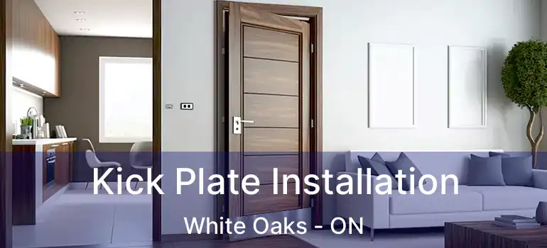  Kick Plate Installation White Oaks - ON