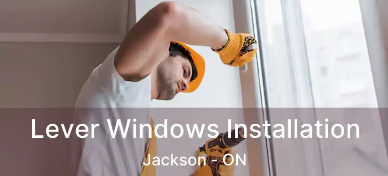  Lever Windows Installation Jackson - ON
