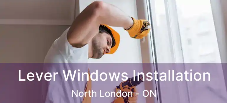  Lever Windows Installation North London - ON