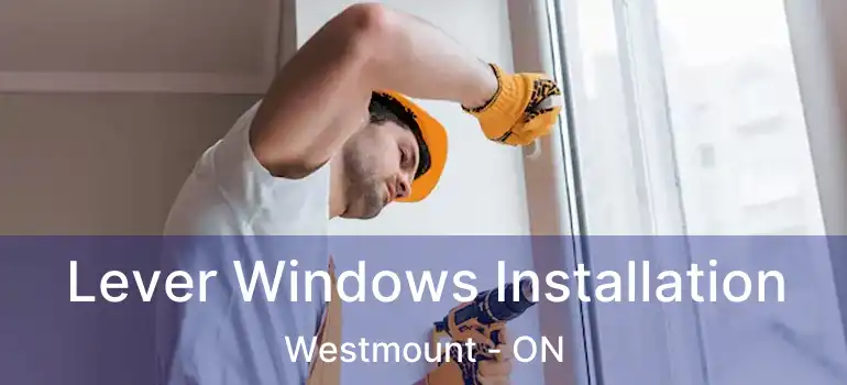  Lever Windows Installation Westmount - ON