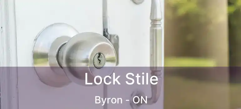  Lock Stile Byron - ON