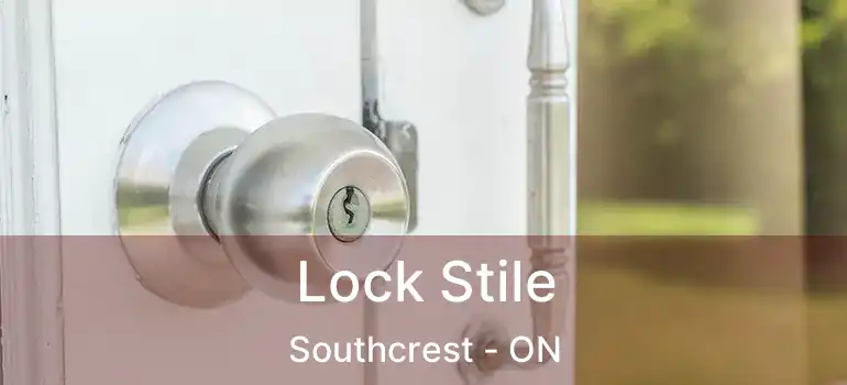  Lock Stile Southcrest - ON
