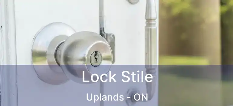  Lock Stile Uplands - ON