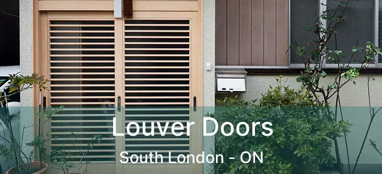  Louver Doors South London - ON