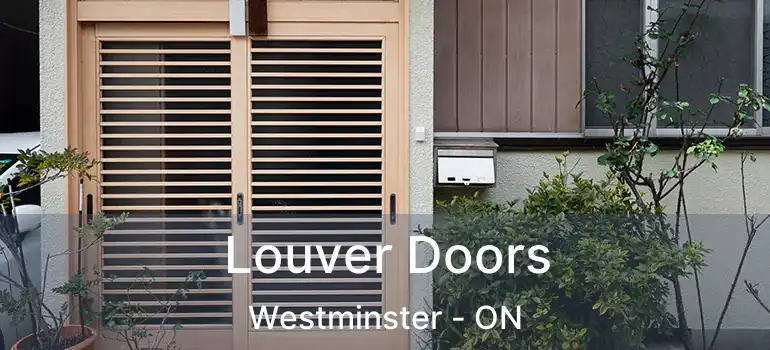  Louver Doors Westminster - ON