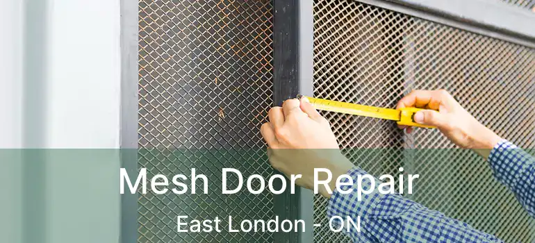  Mesh Door Repair East London - ON