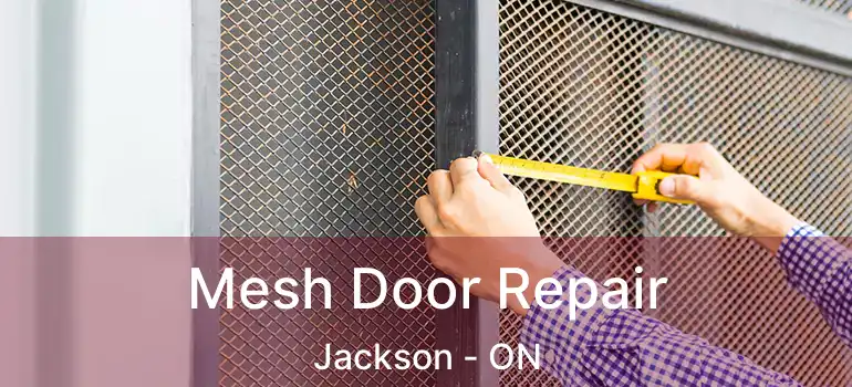  Mesh Door Repair Jackson - ON