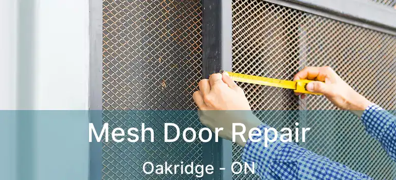  Mesh Door Repair Oakridge - ON