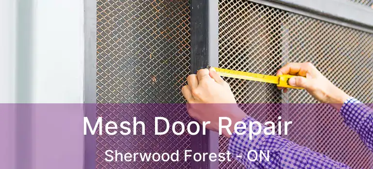  Mesh Door Repair Sherwood Forest - ON