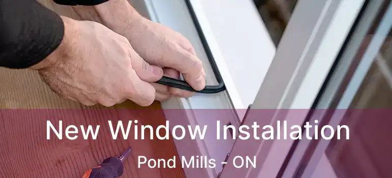  New Window Installation Pond Mills - ON